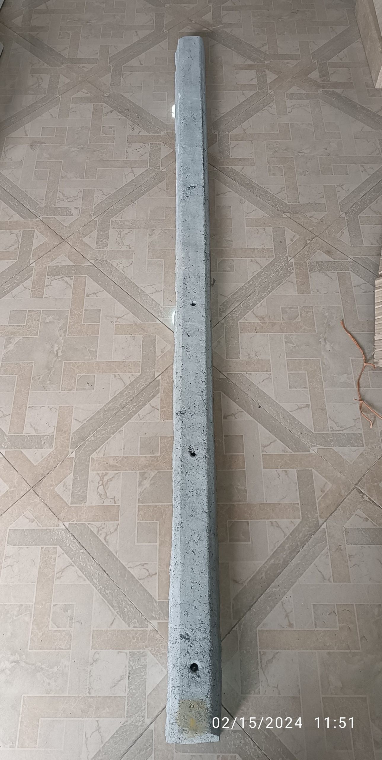 پایه فنس بتنی ارتفاع 220