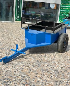 تریلی ابعاد .80*1  ترمز دار / سایز کوچک - 1